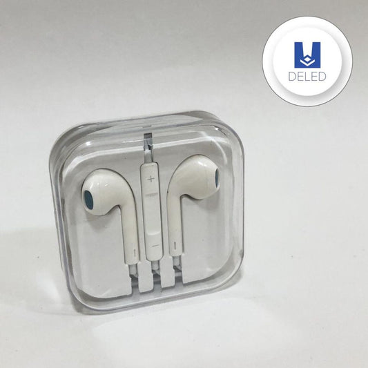 Audífonos Auriculares Manos Libres Entrada Auxiliar Jack 3.5mm DELED AUX-01