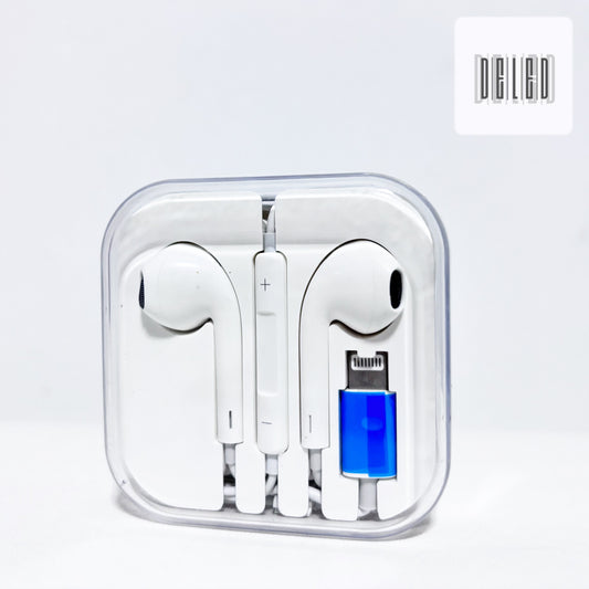 Audífonos Auriculares Manos Libres Entrada Lightning para iPhone DELED ALI-01