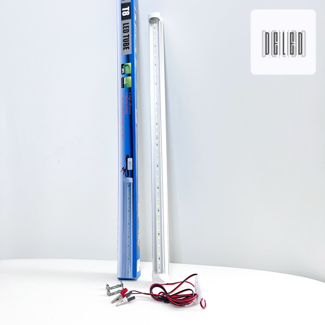 Barra LED / Lámpara LED de Emergencia 12v con Pinzas Caimán 9w 60cm GOODWILL 21622