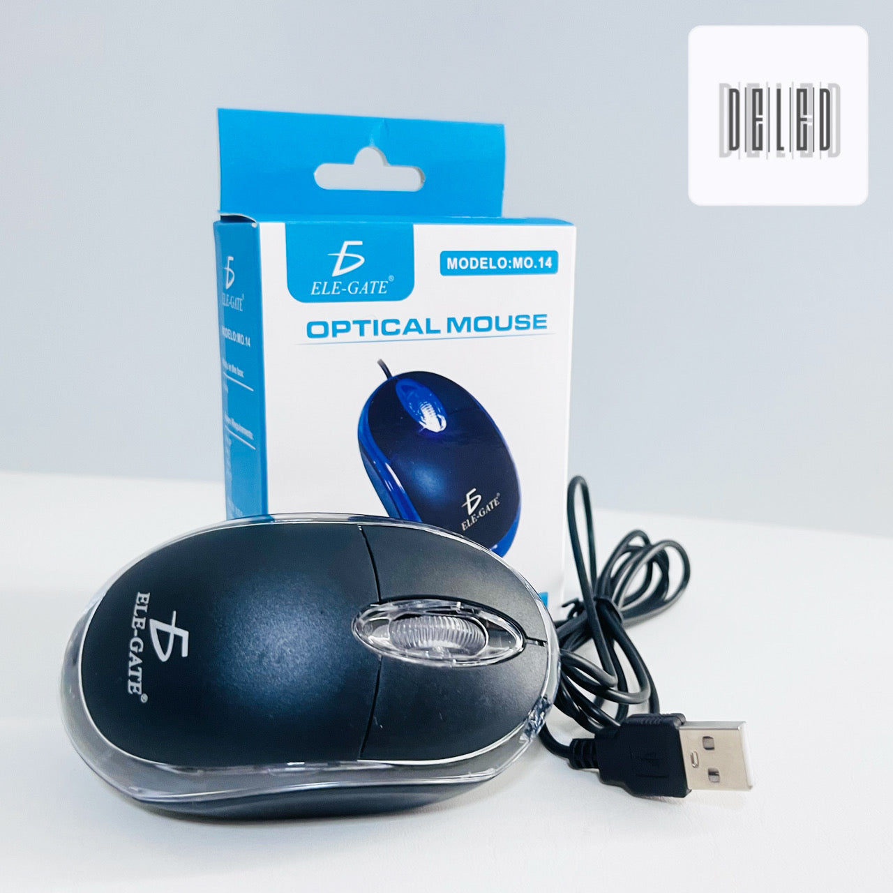 Mouse / Ratón Mini Alámbrico USB Alta Precisión ELE-GATE MO.14