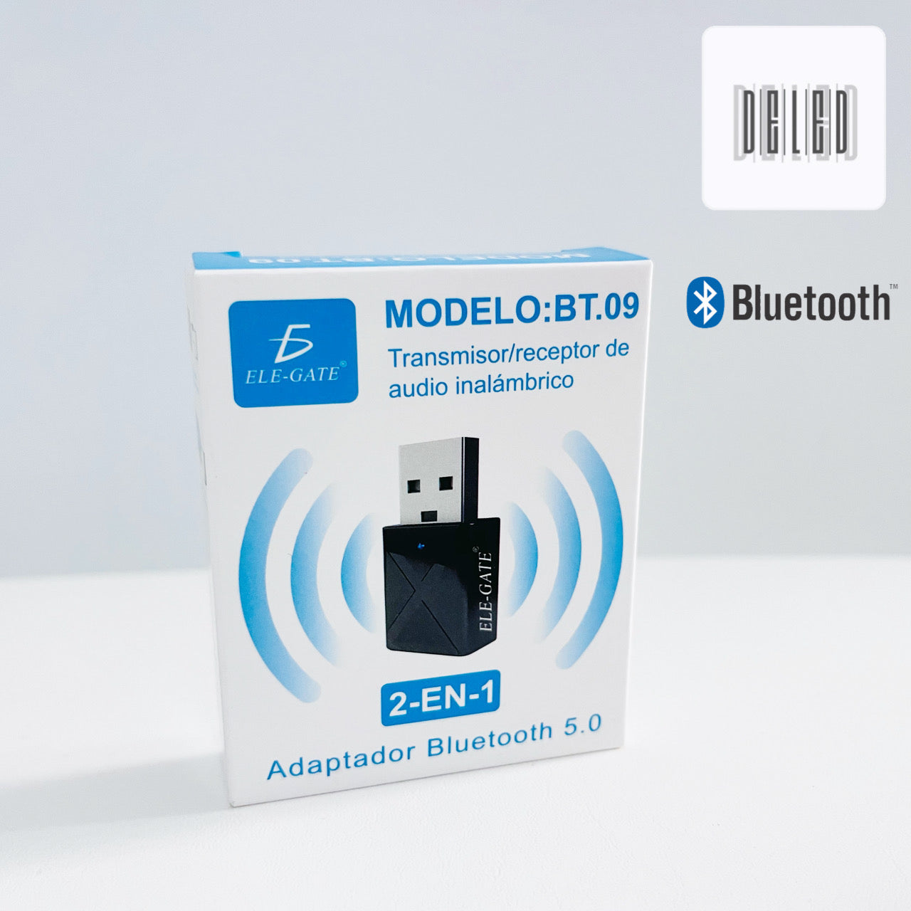 Receptor de Audio / Transmisor de Audio Bluetooth Conexión USB Inalámbrico ELE-GATE BT.09