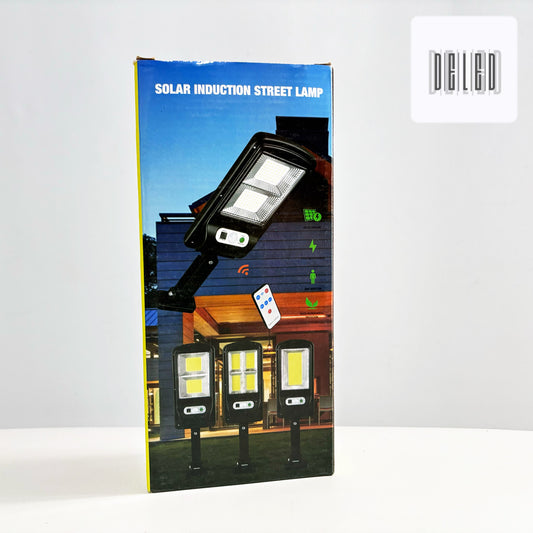 Lámpara LED / Luminaria LED Solar 30w con Sensor de Movimiento y Control INDUCTION STREET LAMP 2120