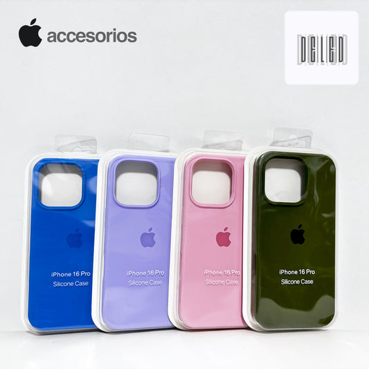 Funda de Silicón / Case de Silicón para iPhone 16 Pro Calidad Original APPLE