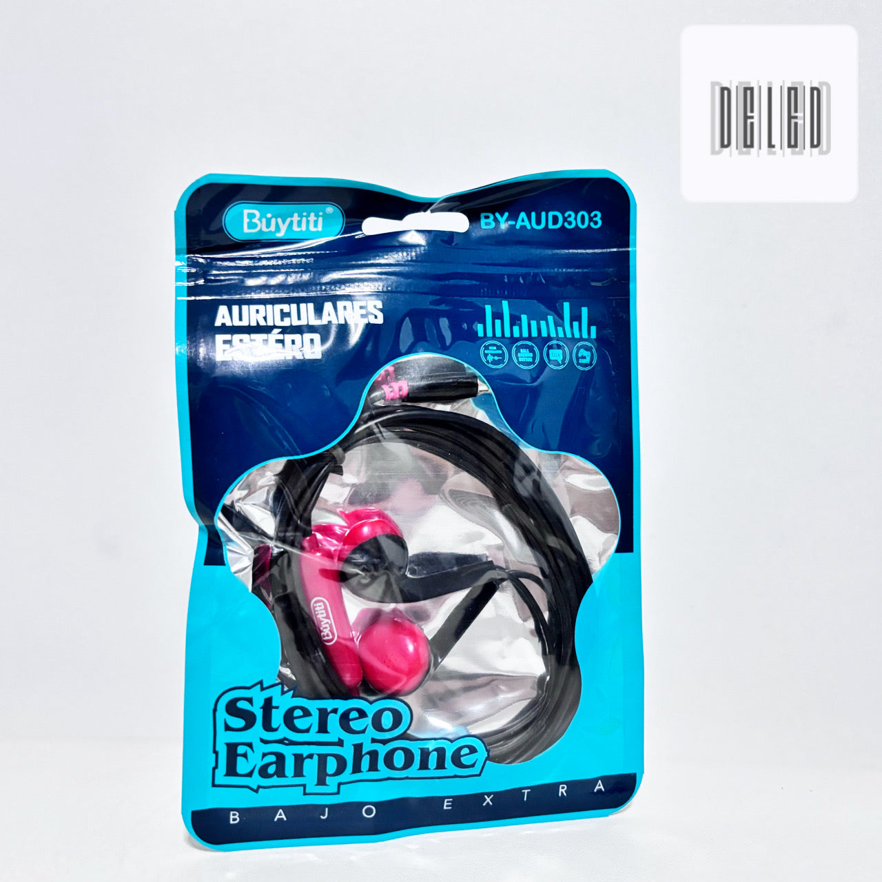 Audífonos Auriculares Manos Libres Entrada Auxiliar Jack 3.5mm BUYTITI BY-AUD303