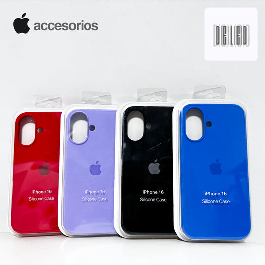 Funda de Silicón / Case de Silicón para iPhone 16 Calidad Original APPLE