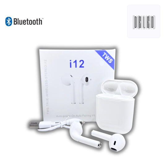 Audífonos Inalámbricos Bluetooth Recargables i12 5.0 TWS XINMI I12A