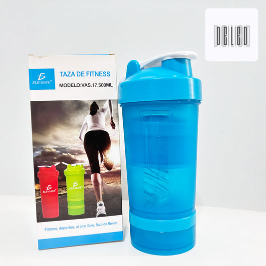 Termo Deportivo / Vaso Deportivo con Shaker y Contenedores ELE-GATE VAS.17.500ML
