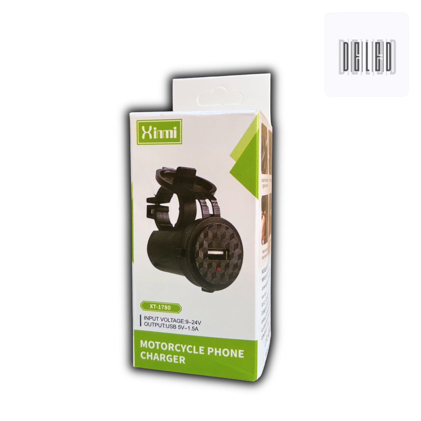 Cargador de Celular para Motocicleta con Puerto USB XINMI XT-1780