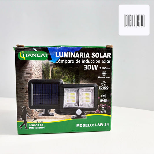 Lámpara LED / Luminaria LED Solar 30w Recargable TIANLAI LSW-84