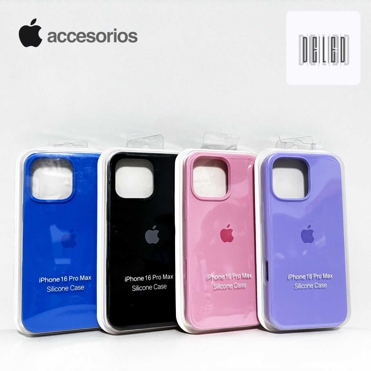 Funda de Silicón / Case de Silicón para iPhone 16 Pro Max Calidad Original APPLE