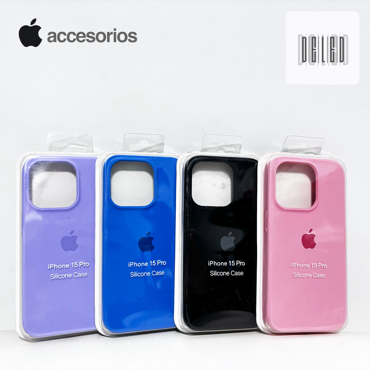 Funda de Silicón / Case de Silicón para iPhone 15 Pro Calidad Original APPLE