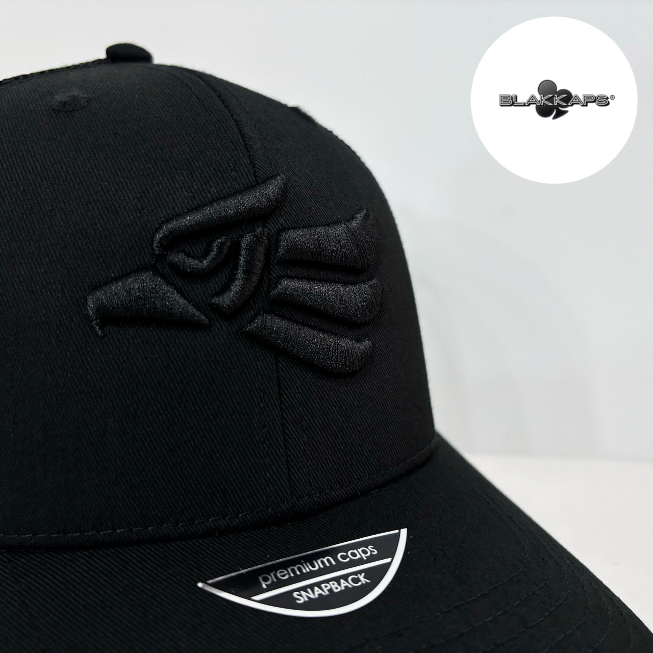 Gorra Negra HECHO EN MEXICO Bordada 3D BLAKKAPS®♣️