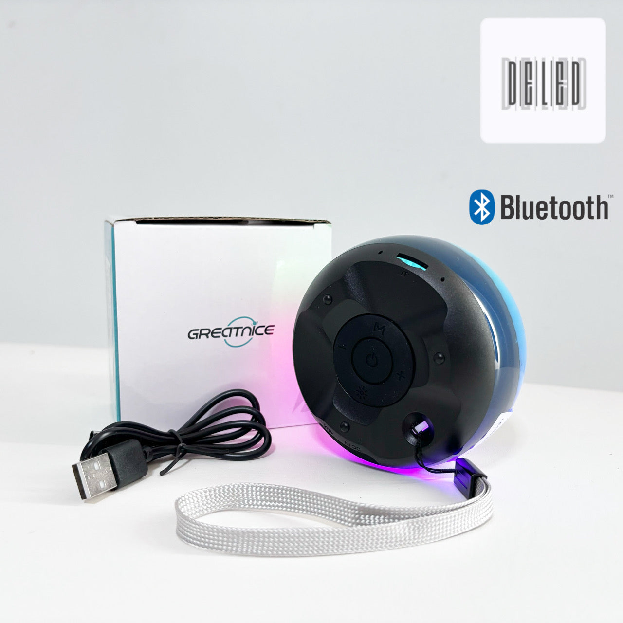 Bocina Bluetooth / Reproductor Bluetooth Inalámbrica Recargable GREATNICE GTS-1820