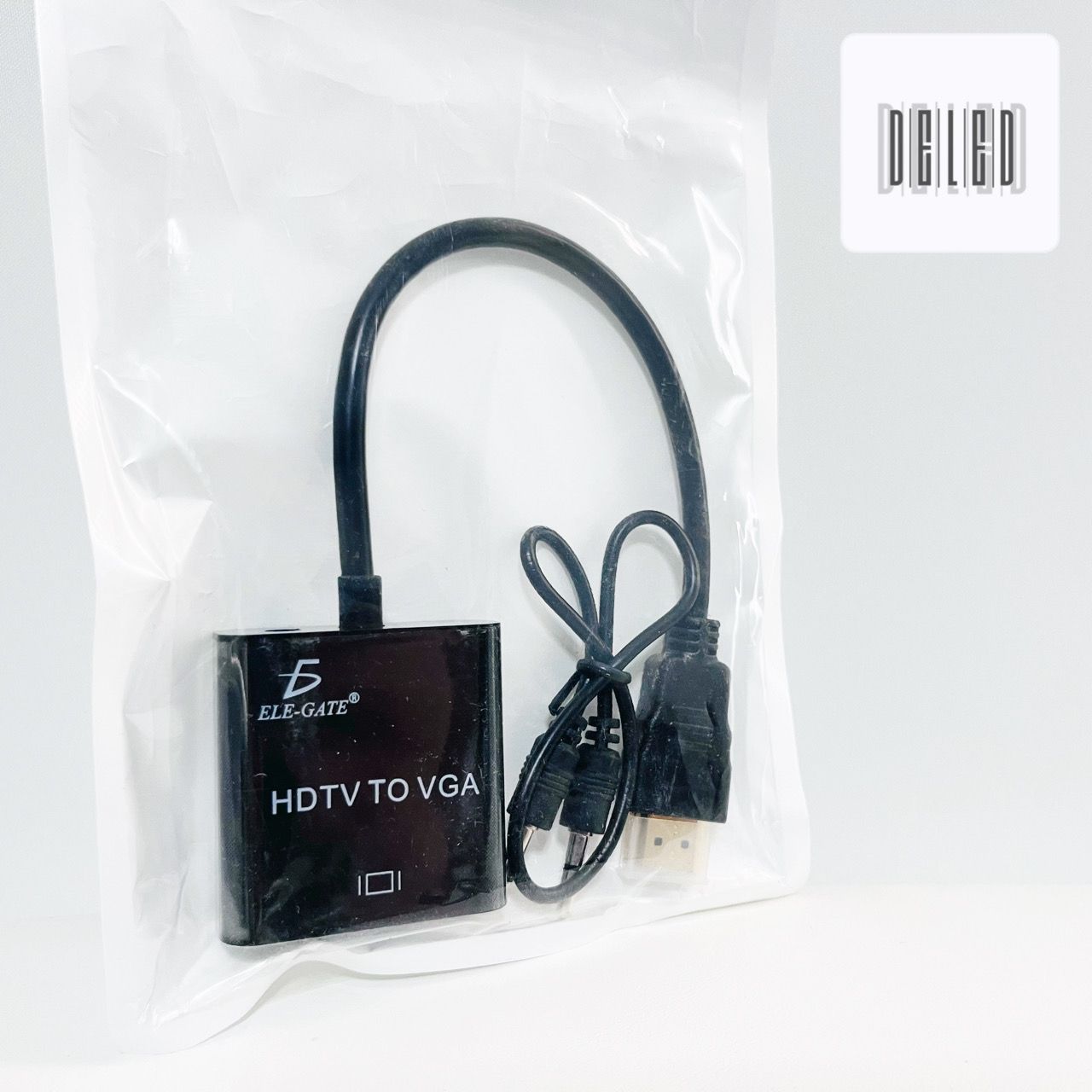 Adaptador HDMI a VGA / Convertidor HDMI a VGA de Video ELE-GATE WI.61