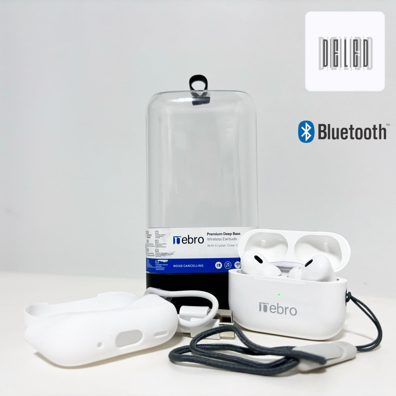 Audífonos Inalámbricos Bluetooth Recargables NEBRO WE-015