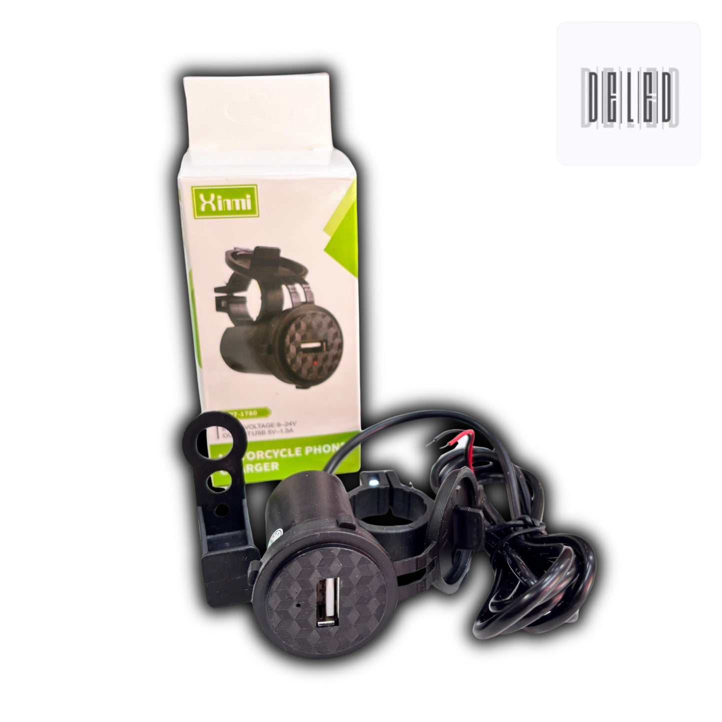 Cargador de Celular para Motocicleta con Puerto USB XINMI XT-1780