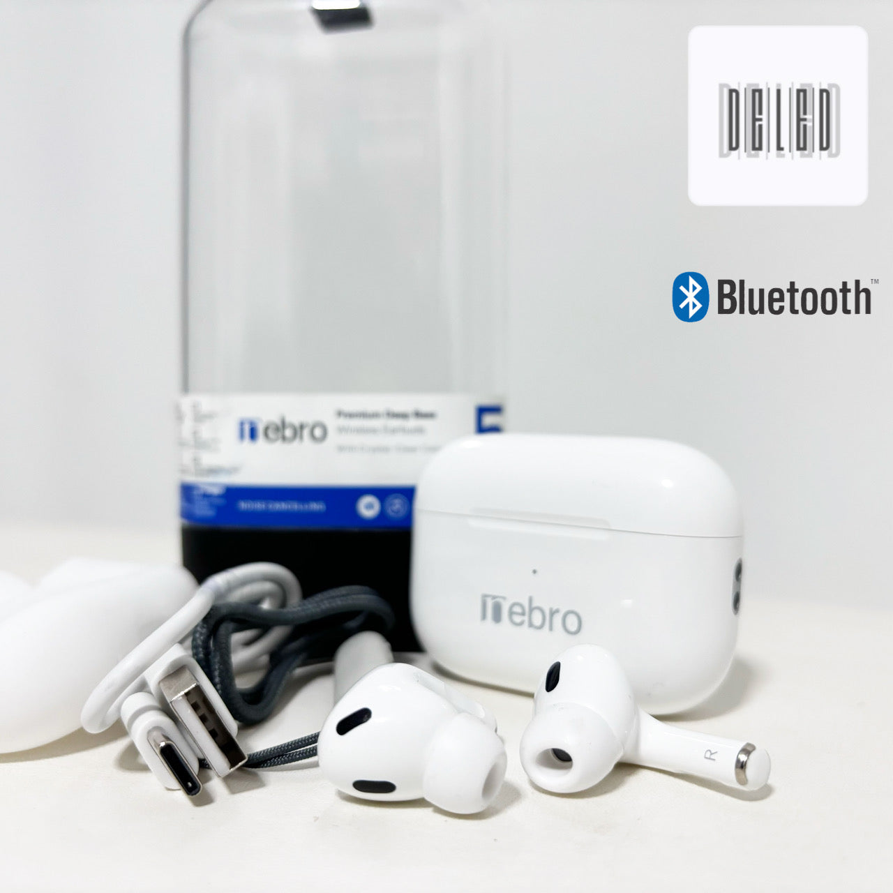 Audífonos Inalámbricos Bluetooth Recargables NEBRO WE-015