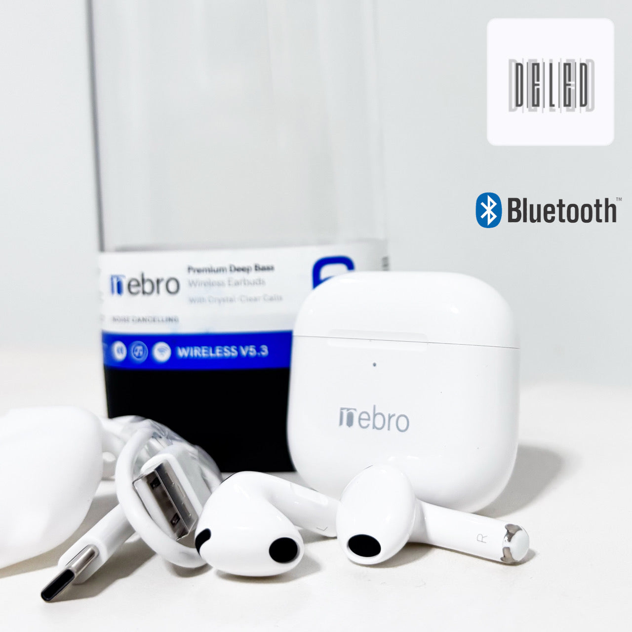 Audífonos Inalámbricos Bluetooth Recargables NEBRO WE-016