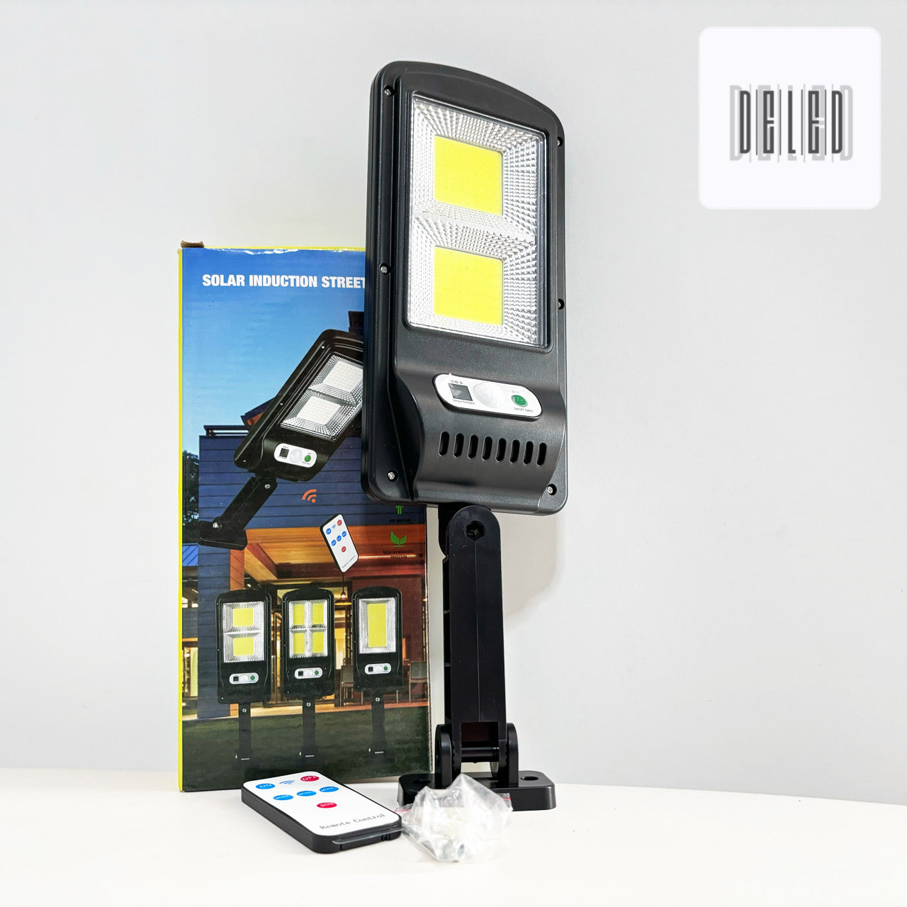 Lámpara LED / Luminaria LED Solar 30w con Sensor de Movimiento y Control INDUCTION STREET LAMP 2120