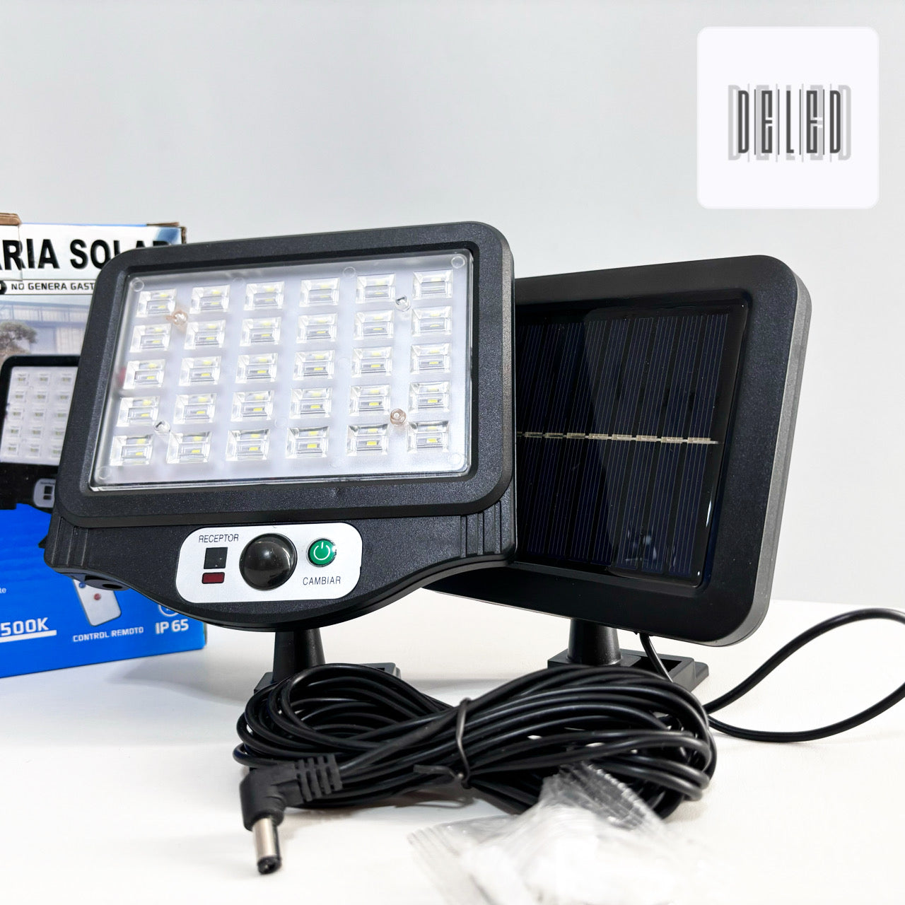 Lámpara LED / Luminaria LED Solar 20w Recargable MEGALUZ LSW-68