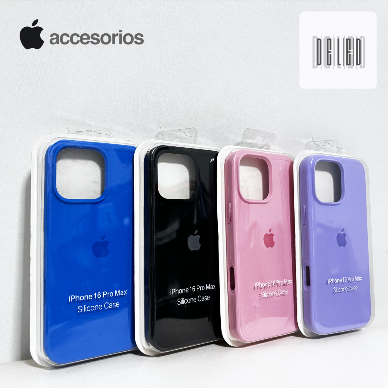 Funda de Silicón / Case de Silicón para iPhone 16 Pro Max Calidad Original APPLE