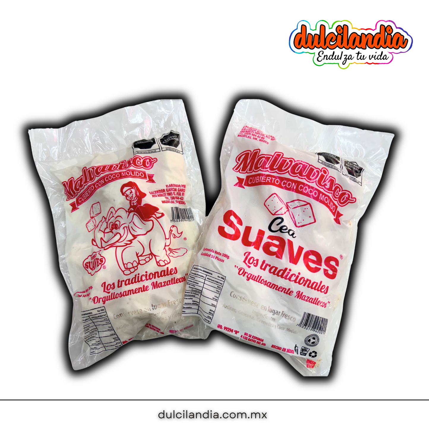 Bombones Suaves de Mazatlán CEA Bolsa c/50 LOS TRADICIONALES 🥥