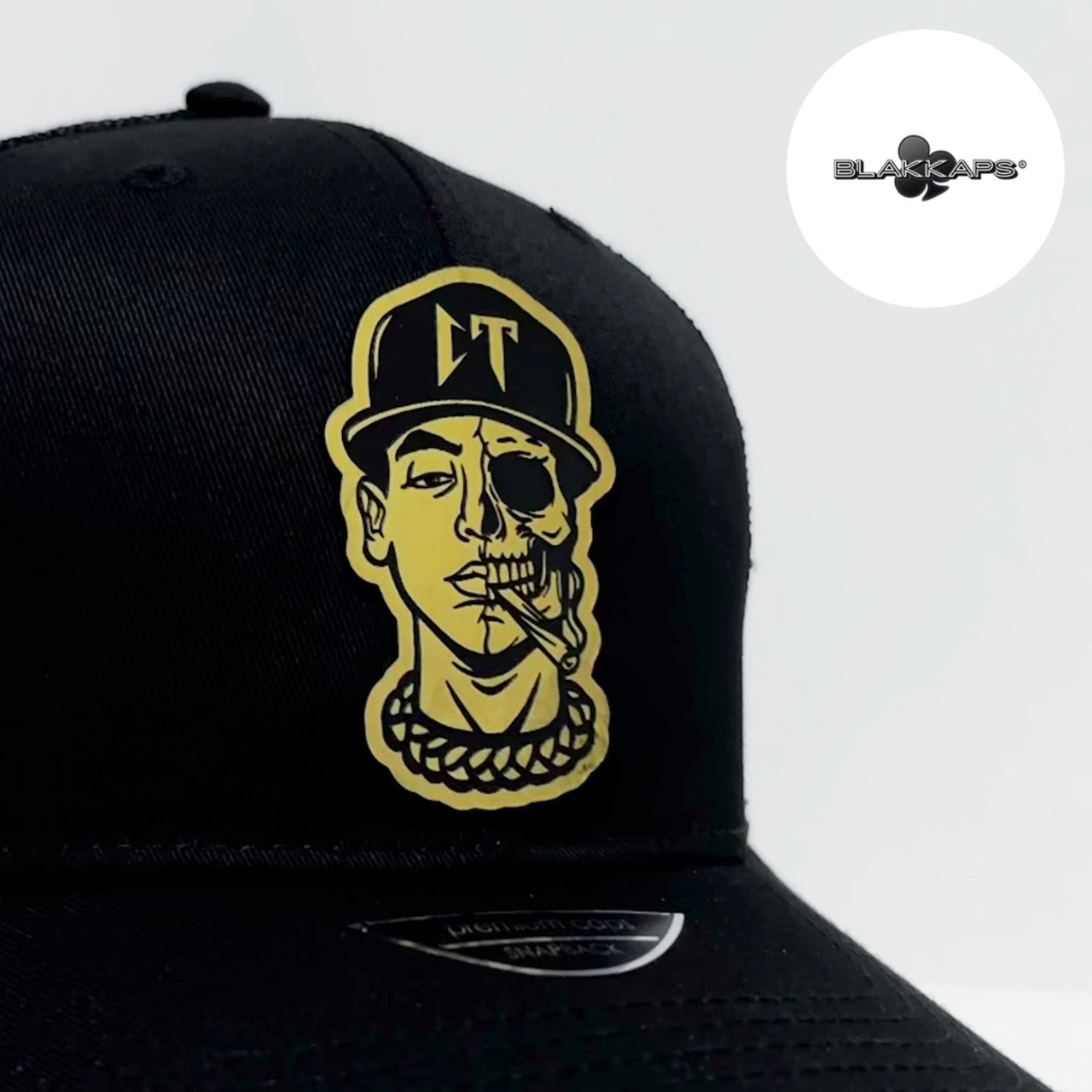 Gorra Negra NATANAEL CANO CT Placa 3D BLAKKAPS®♣️