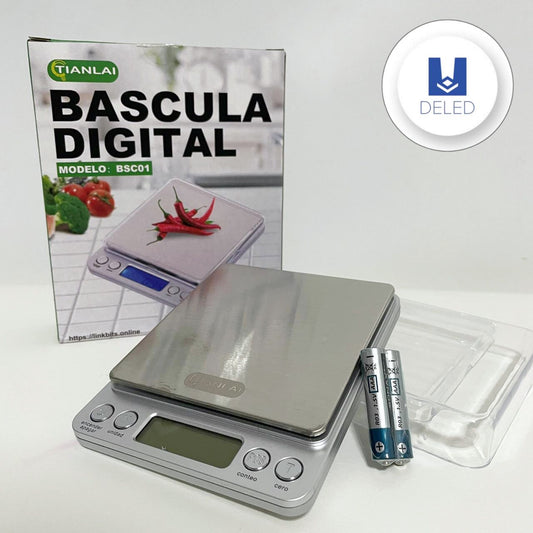 Báscula Mini Digital Gramera (Desde .1g hasta 2Kg) TIANLAI BSC01
