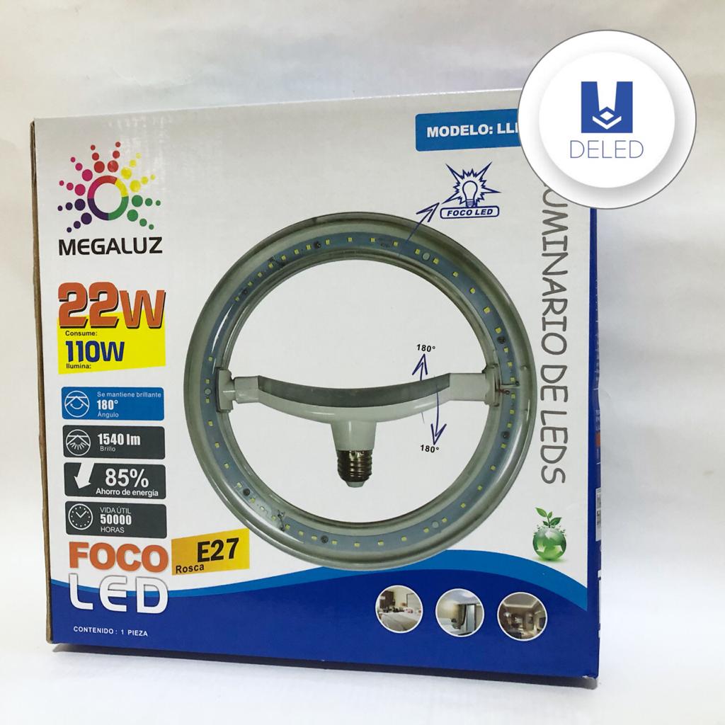 LIQUIDACION Lámpara LED / Luminario LED / Foco LED 22w Rosca E27 MEGALUZ LLR002
