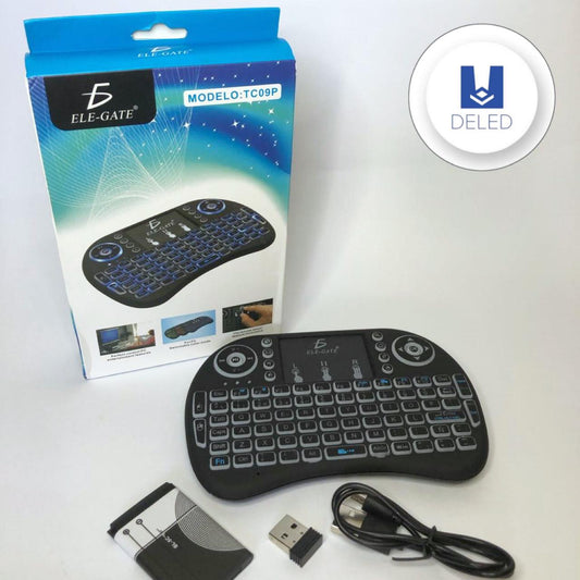 Teclado Mini Inalámbrico Bluetooth Recargable ELE-GATE TC09P