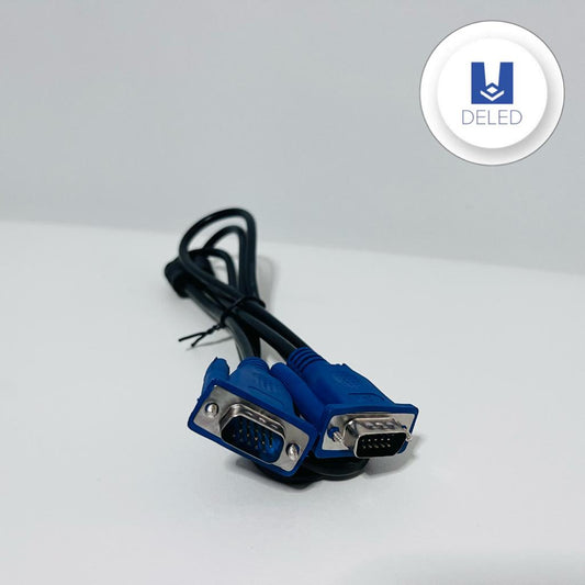 Cable de Video VGA Macho a VGA Macho 1.5 Metros DELED CVGA-15