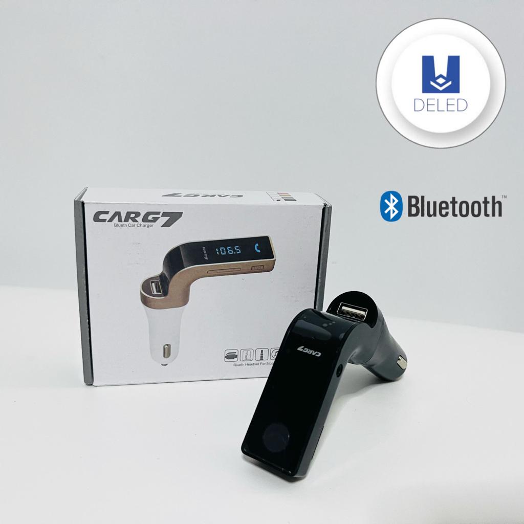 Transmisor de Audio para Automóvil Bluetooth Inalámbrico Compacto CAR G7