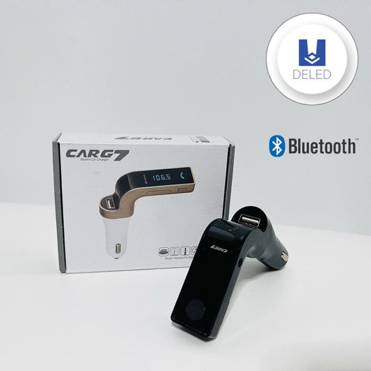 Transmisor de Audio para Automóvil Bluetooth Inalámbrico Compacto CAR G7