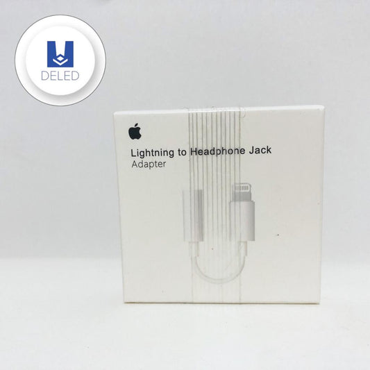 Adaptador para Audifonos Lightning a Auxiliar Jack 3.5mm Calidad Original APPLE
