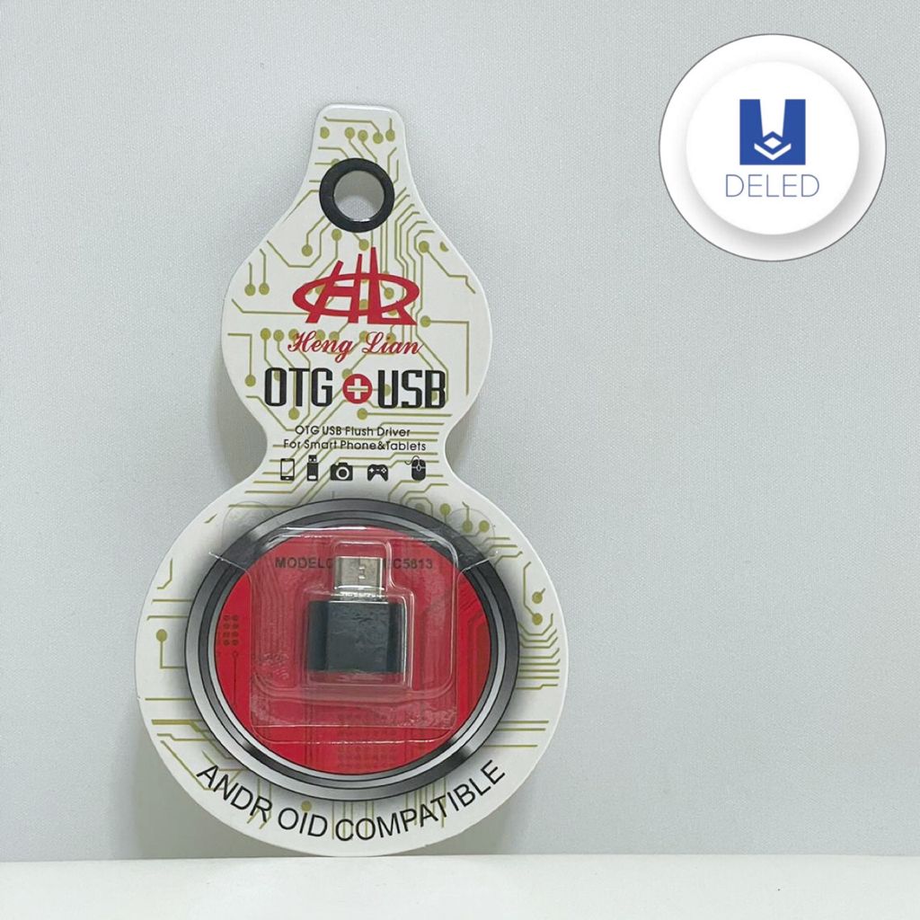 Adaptador OTG / Lector OTG con Entrada Tipo C a USB A HONG LIAN HL-LEC5813