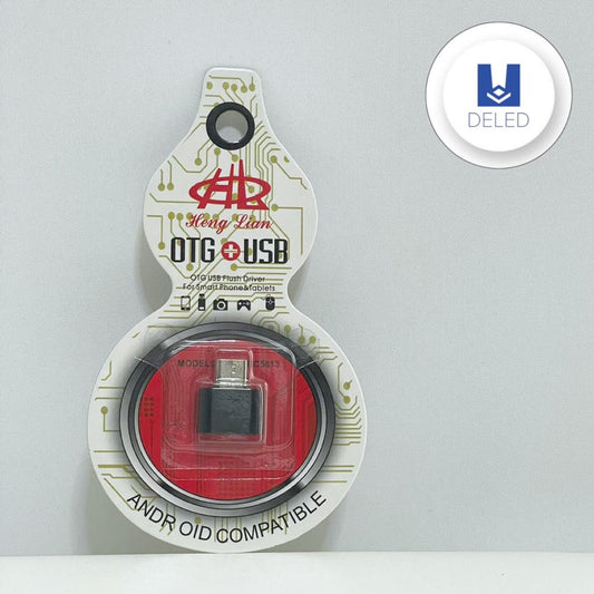 Adaptador OTG / Lector OTG con Entrada Tipo C a USB A HONG LIAN HL-LEC5813