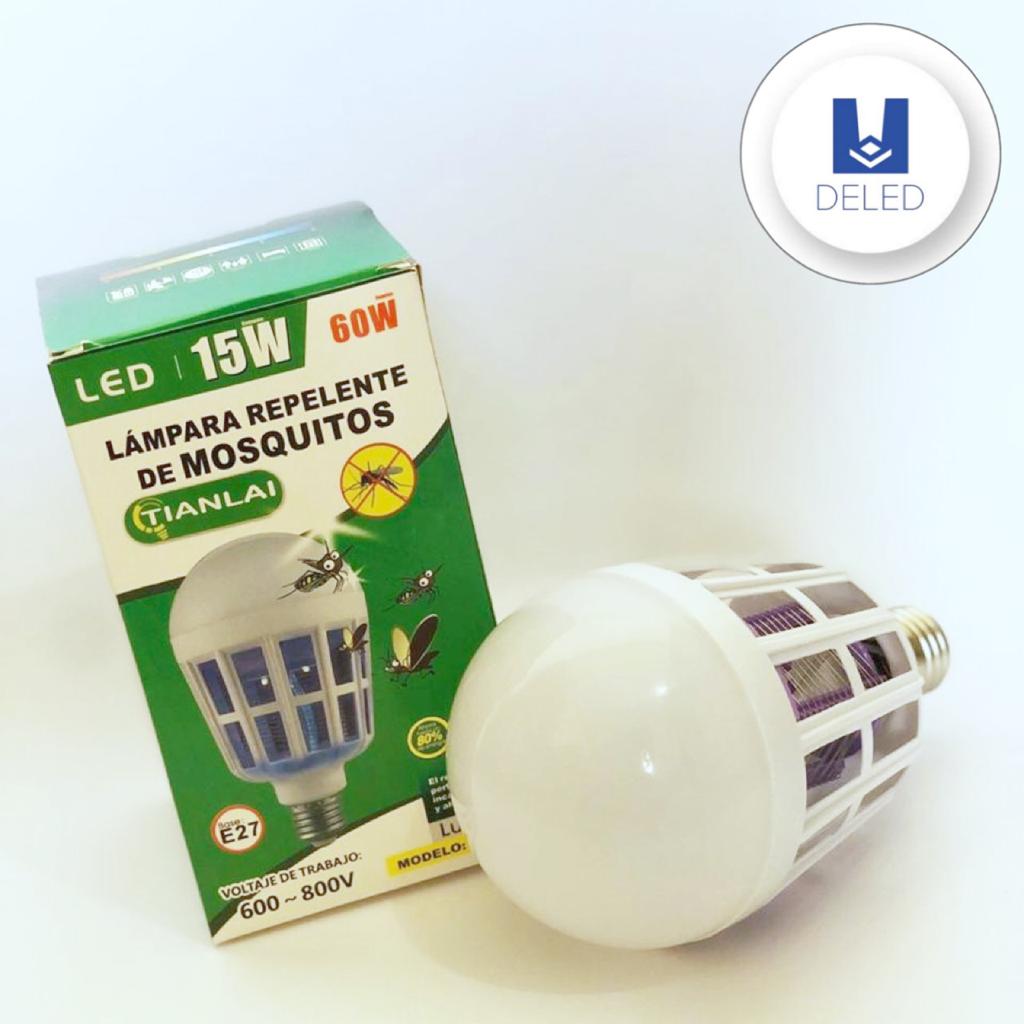 Foco LED Mata Mosquitos, Repelente de Insectos 15w TIANLAI TLM-02