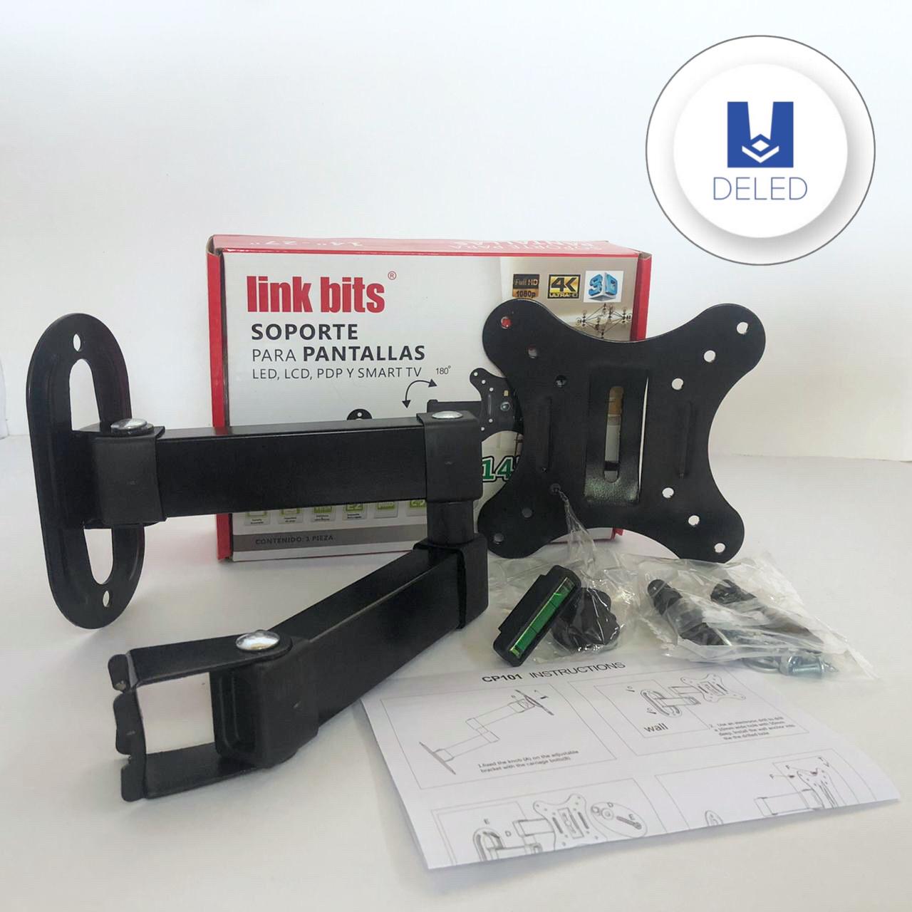 Soporte de Pantalla / Soporte de TV Brazo Articulado Ajustable 14-27 Pulgadas LINK BITS C1427N28