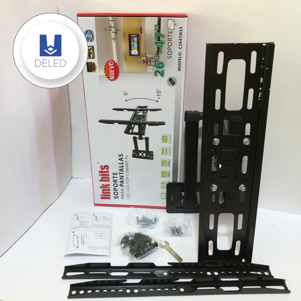 Soporte de Pantalla / Soporte de TV Brazo Articulado Inclinable 26-47 Pulgadas LINK BITS C2647N15