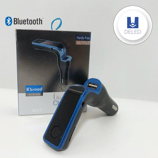 Transmisor de Audio para Automóvil Bluetooth Inalámbrico Compacto KBROAD KCB-908