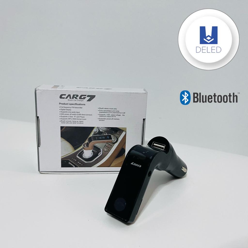 Transmisor de Audio para Automóvil Bluetooth Inalámbrico Compacto CAR G7