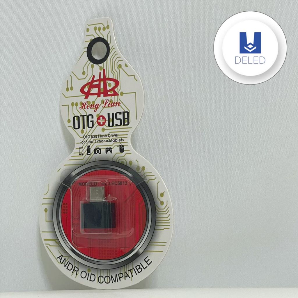 Adaptador OTG / Lector OTG con Entrada Tipo C a USB A HONG LIAN HL-LEC5813