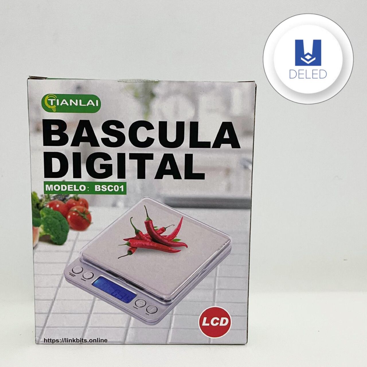 Báscula Mini Digital Gramera (Desde .1g hasta 2Kg) TIANLAI BSC01