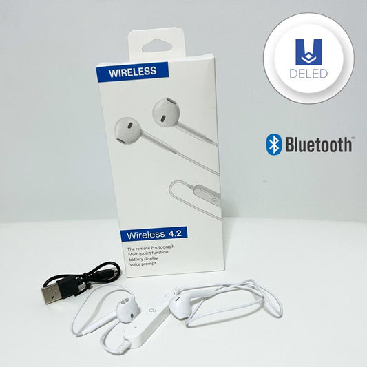 Audífonos Manos Libres Bluetooth Inalámbricos Recargables WIRELESS 4.2