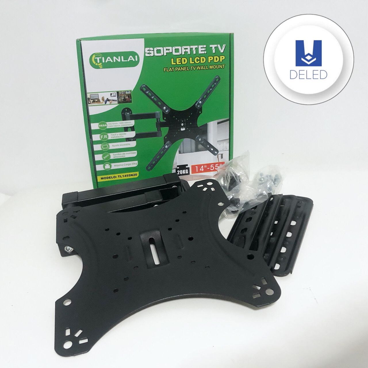 Soporte de Pantalla / Soporte de TV Brazo Articulado Ajustable 14-55 Pulgadas TIANLAI TL1455N20