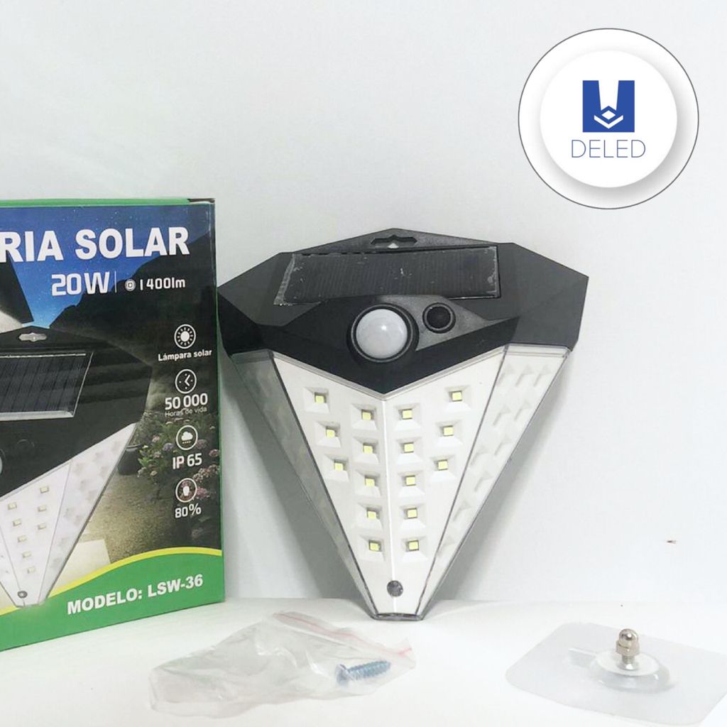 Lámpara LED / Luminaria LED Solar 20w Estilo Diamante Recargable TIANLAI LSW-36
