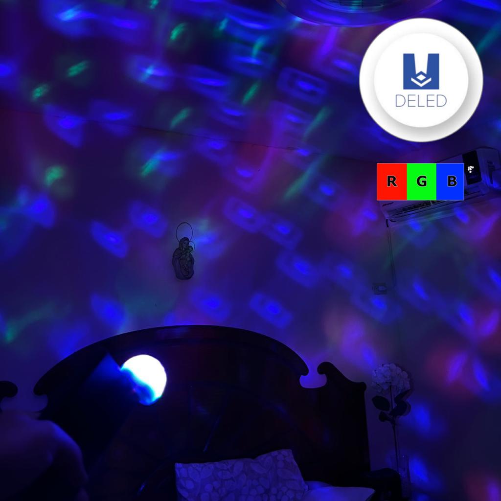 LIQUIDACION Foco LED Mini Multicolor RGB con Entrada USB 4w BUYTITI AZMQ001