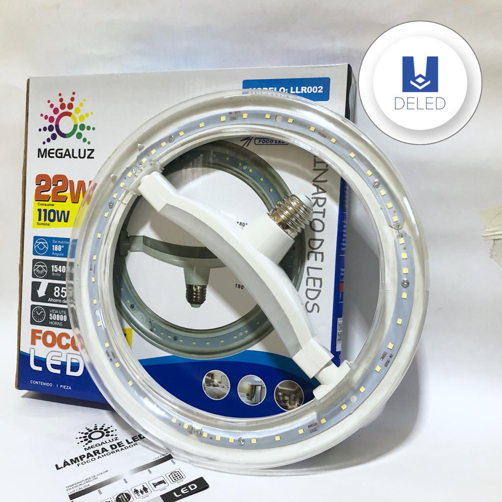 LIQUIDACION Lámpara LED / Luminario LED / Foco LED 22w Rosca E27 MEGALUZ LLR002