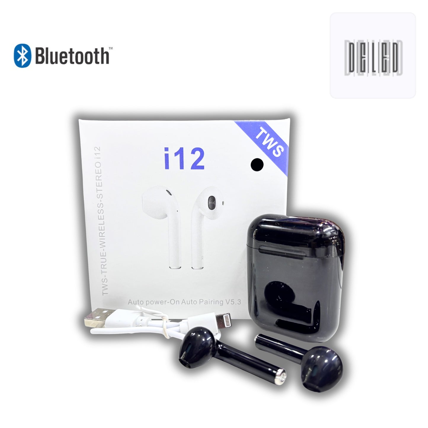 Audífonos Inalámbricos Bluetooth Recargables i12 5.0 TWS XINMI I12A