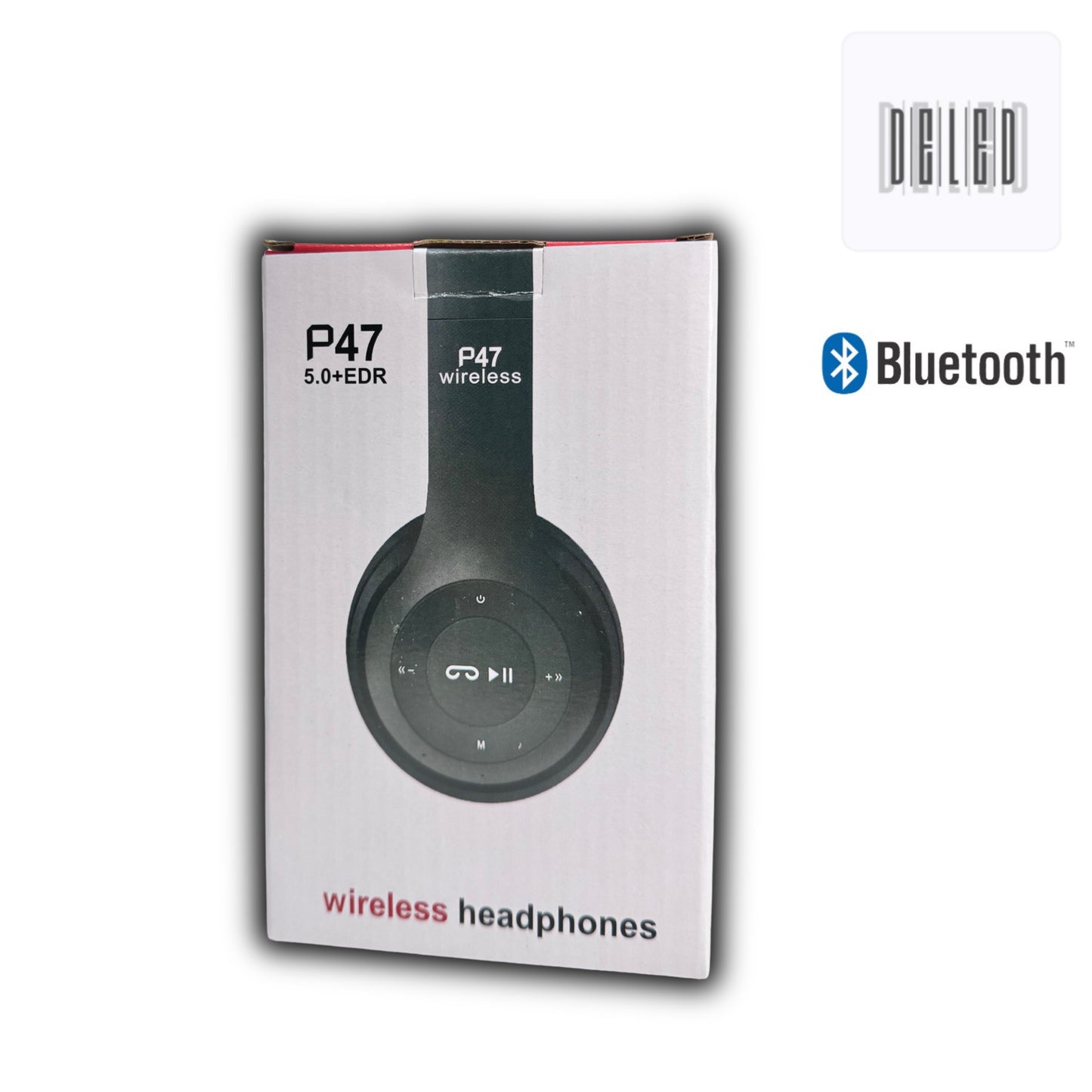 Audífonos Diadema Bluetooth Inalámbricos Recargables Plegables P47 LINK BITS 002825